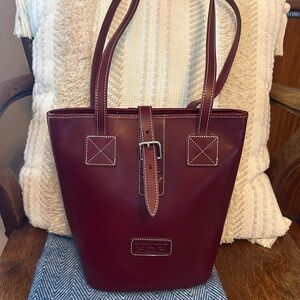 Dooney & Bourke Rich Burgundy Leather Tote